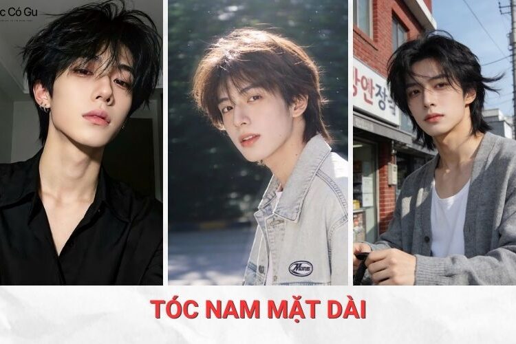 tóc nam mặt dài