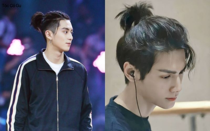 Man Bun buộc cao giúp đổi trọng tâm quan sát lên phần đỉnh