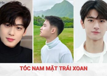 tóc nam mặt trái xoan