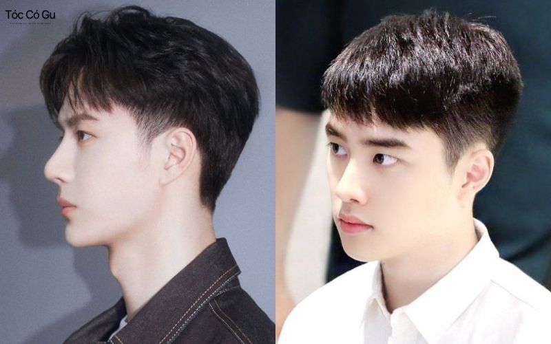 Tóc Layer giúp mặt trái xoanh của nam thêm phần trẻ trung