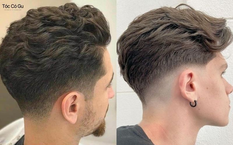 Tóc nam mặt trái xoan Short Quiff