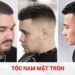 tóc nam mặt tròn