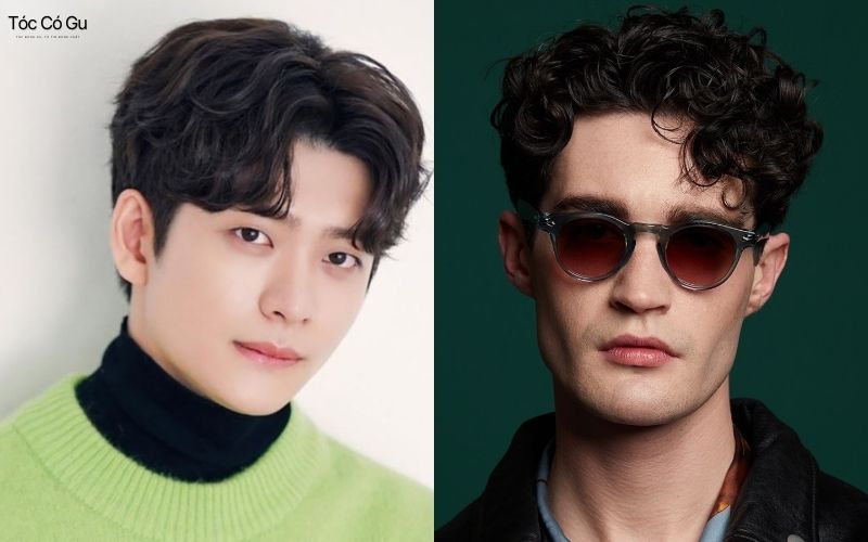 Gợi ý 10+ kiểu tóc nam mặt vuông đẹp nam tính, cuốn hút nhất Tóc xoăn nhẹ mềm mại giúp cân đối tổng thể khuôn mặt