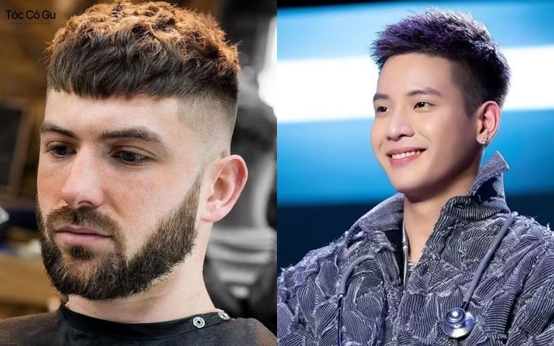 Gợi ý 10+ kiểu tóc nam mặt vuông đẹp nam tính, cuốn hút nhất French Crop giảm độ thô của trán và tạo nét cân đối cho mặt vuông