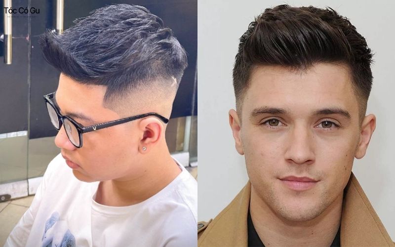 Gợi ý 10+ kiểu tóc nam mặt vuông đẹp nam tính, cuốn hút nhất Kiểu tóc Quiff phồng cho nam mặt vuông chữ điền