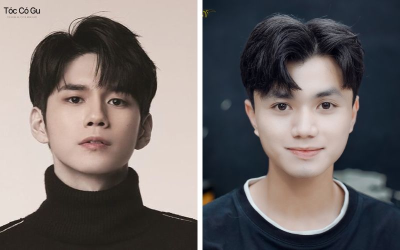 Bí quết chọn kiểu tóc nam trán cao đẹp, che trán hoàn hảo Tóc nam trán cao Side Part