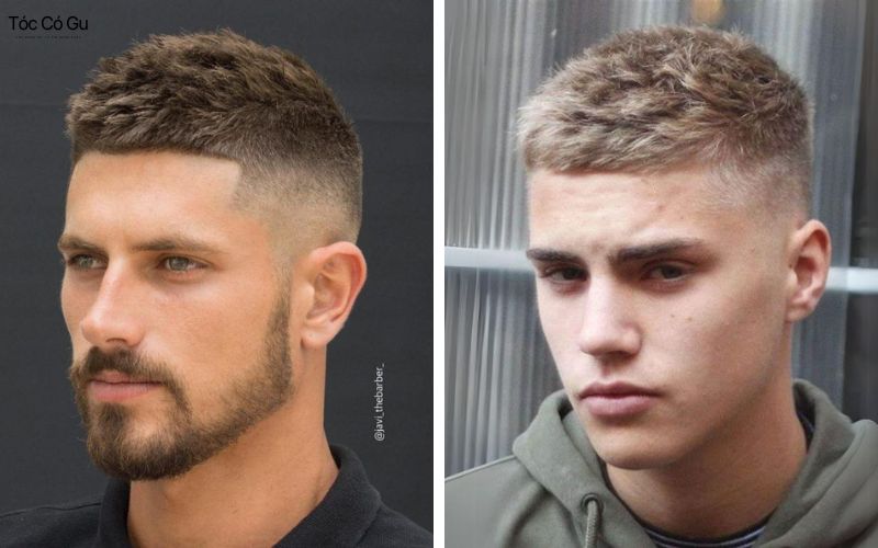 Bí quết chọn kiểu tóc nam trán cao đẹp, che trán hoàn hảo Kiểu tóc Crew Cut không làm lộ trán cao quá nhiều