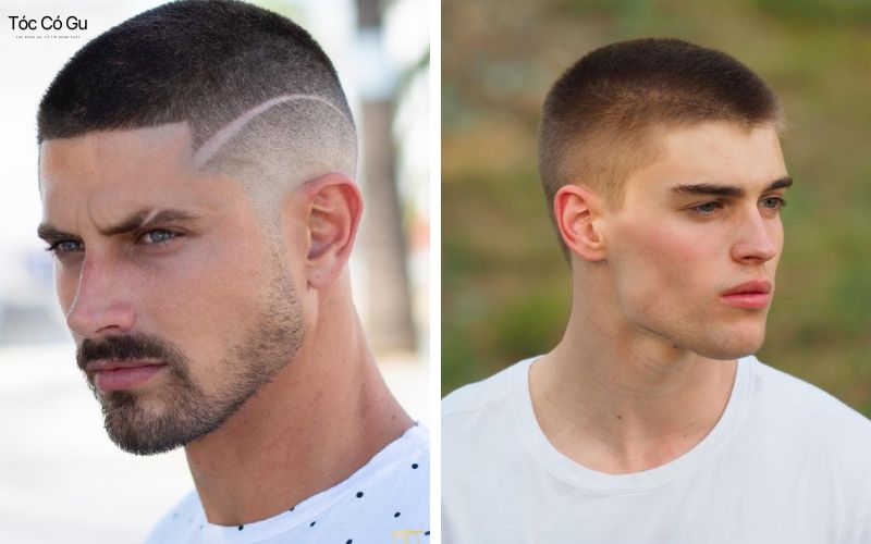 Bí quết chọn kiểu tóc nam trán cao đẹp, che trán hoàn hảo Kiểu tóc Buzz Cut làm giảm sự chú ý tập trung vào độ cao của trán