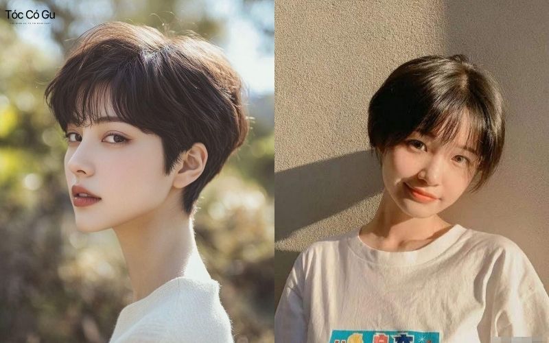 Tóc tomboy mái bằng