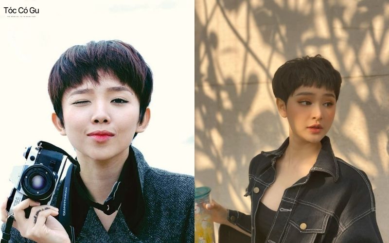 Kiểu tóc tomboy mái ngố