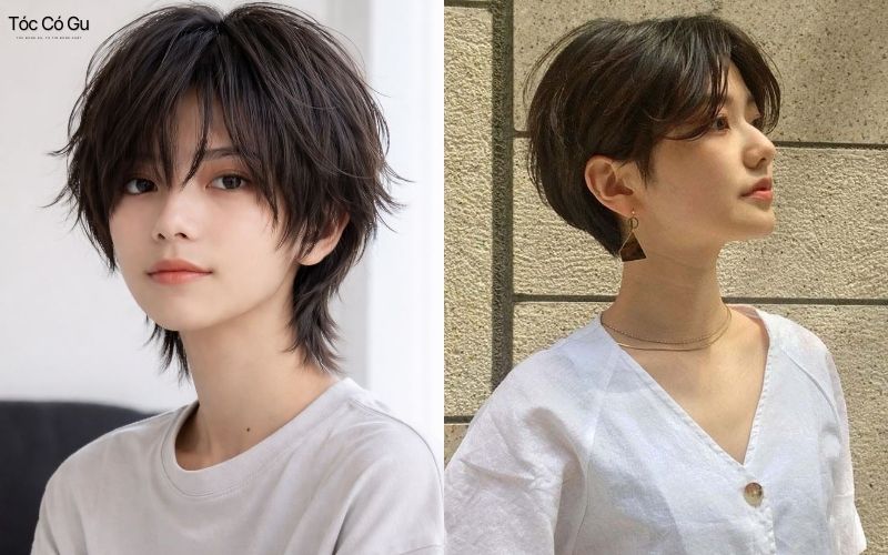 Tóc tomboy mái thưa