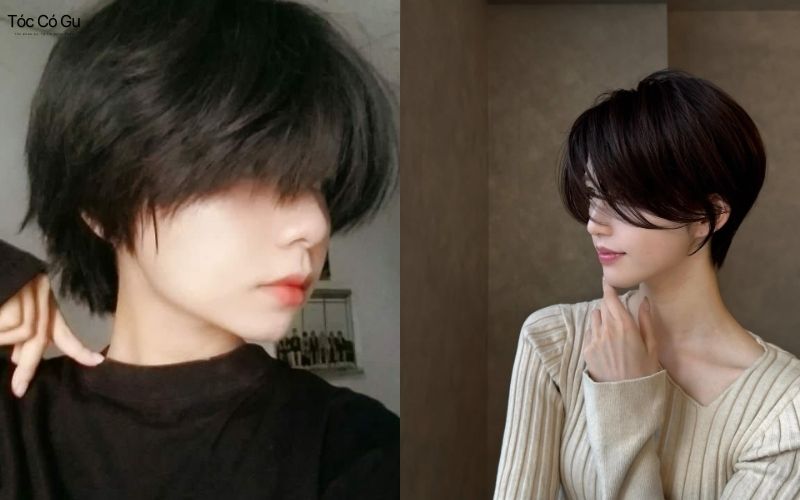 Mẫu tóc nữ tomboy đầu nấm