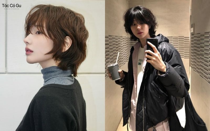 Tóc tomboy uốn