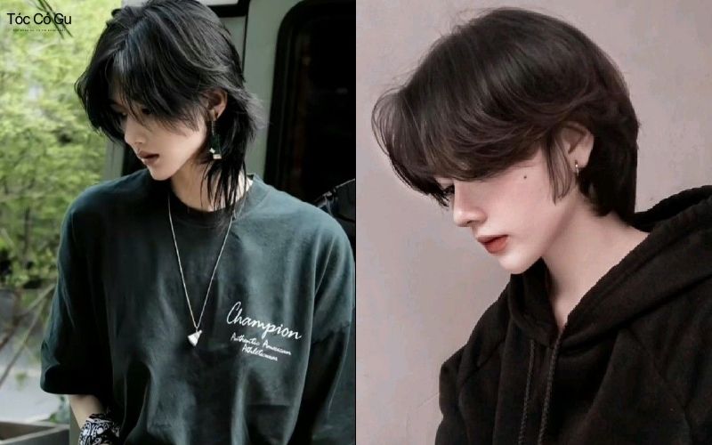 Tóc tomboy mullet