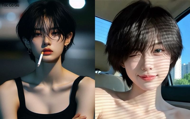 Tóc nữ tomboy pixie