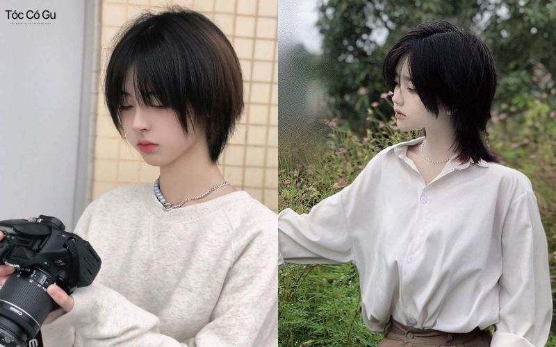 Tóc tomboy duỗi thẳng