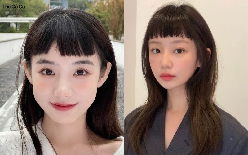 Nữ trán cao để tóc gì đẹp? Gợi ý 12+ kiểu tóc giúp che khuyết điểm Kiểu tóc mái ngố trên lông mày