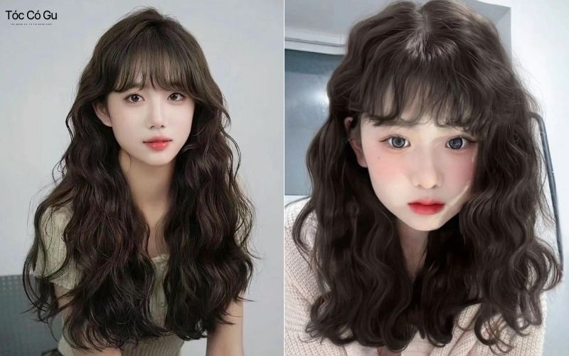 Nữ trán cao để tóc gì đẹp? Gợi ý 12+ kiểu tóc giúp che khuyết điểm Kiểu tóc mái uốn xoăn sang trọng