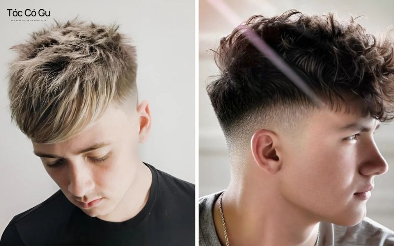 Textured Crop – tóc ngắn hiện đại cho mặt kim cương