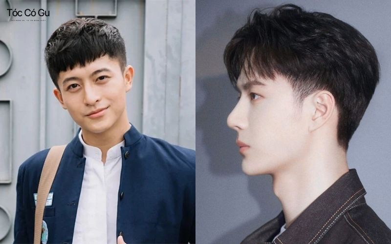 Kiểu tóc Layer mái ngố – gợi ý tuyệt vời cho nam mặt kim cương