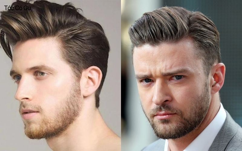 Pompadour Undercut – vẻ ngoài nam tính cho mặt kim cương