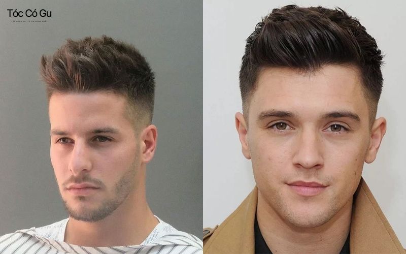 Quiff – kiểu tóc hiện đại cho nam mặt kim cương