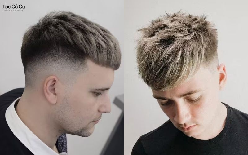 cách vuốt tóc French Crop 