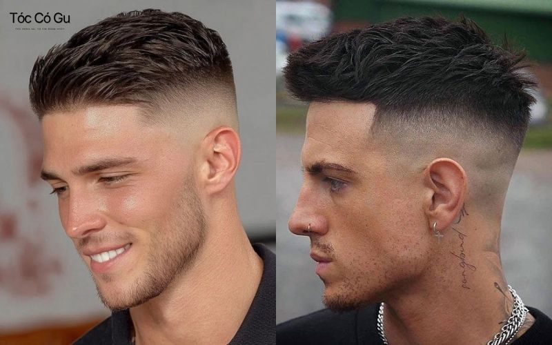 kiểu tóc high fade nam tính, sắt nét
