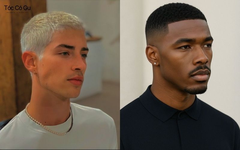 Kiểu tóc High Fade With Buzz Cut