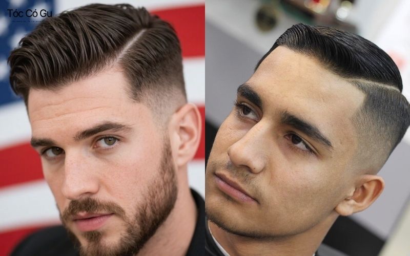 Kiểu tóc High Fade With Comb Over