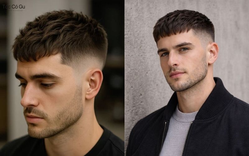 Low Fade Textured Crop hiện đại