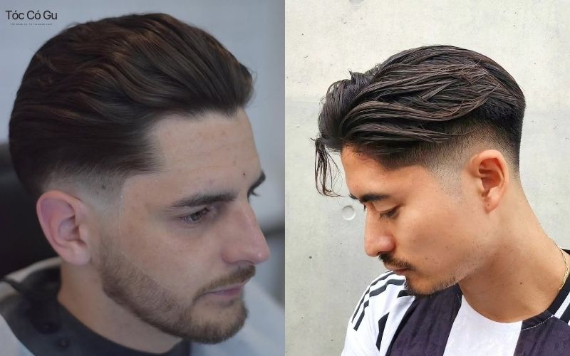 Mẫu tóc Low Fade Slicked Back lịch lãm chuẩn quý ông