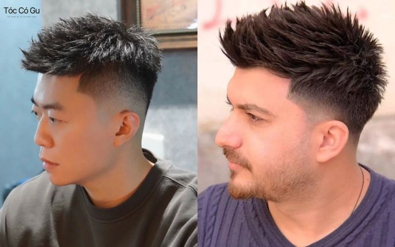 Low Fade Faux Hawk phá cách