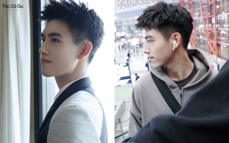 Kiểu tóc Mid Fade kết hợp Faux Hawk