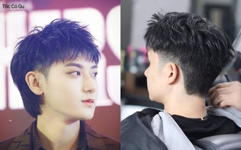 Kiểu tóc Mid Fade kết hợp Mohawk