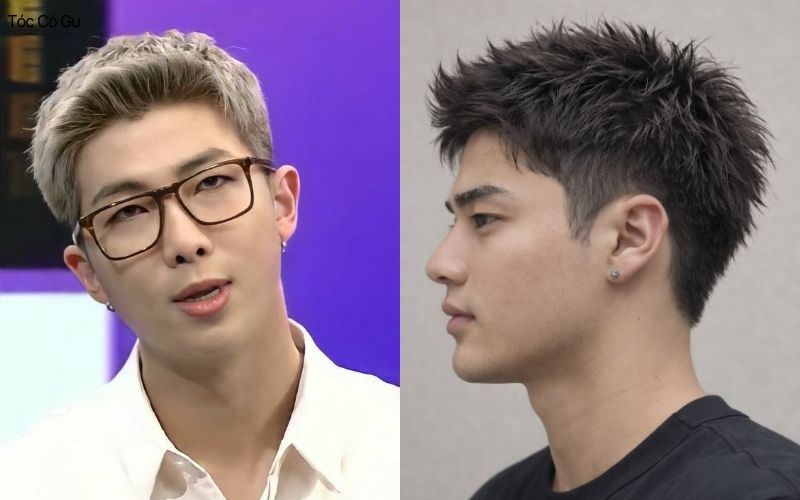 Kiểu tóc Mid Fade kết hợp Quiff