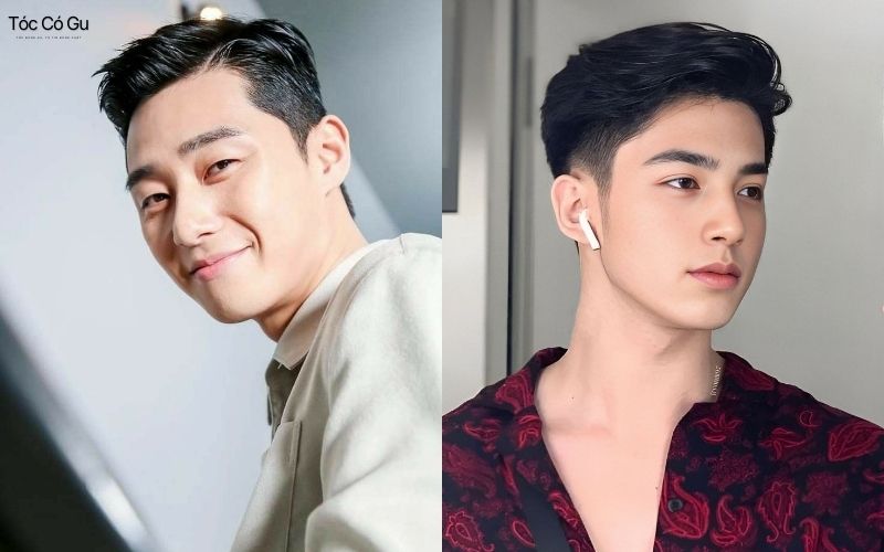 Mid Fade kết hợp rẽ ngôi (Part)