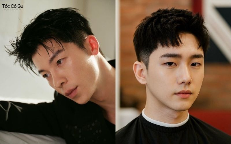 Mid Fade kết hợp mái (Fringe)