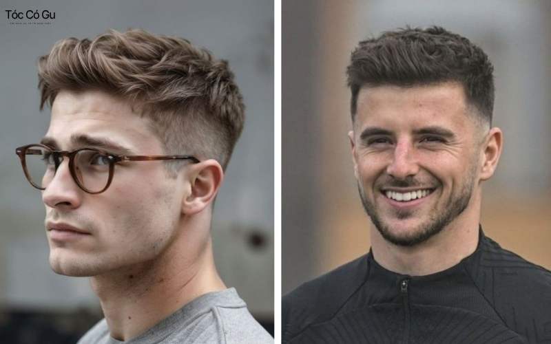 Kiểu tóc modern quiff layer tạo hiệu ứng tóc dày