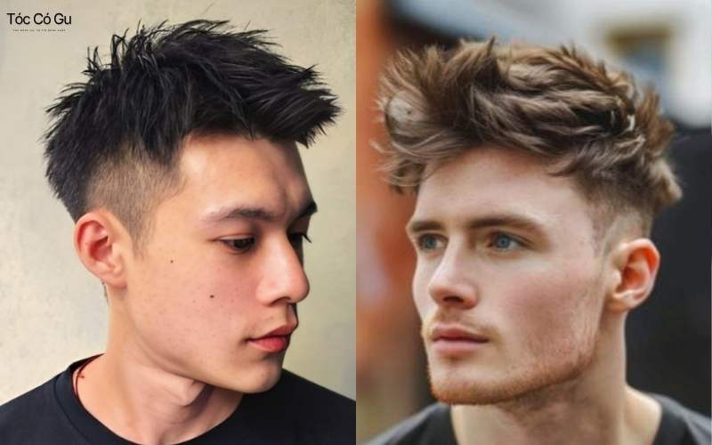 Modern quiff vuốt rối theo phong cách đường phố