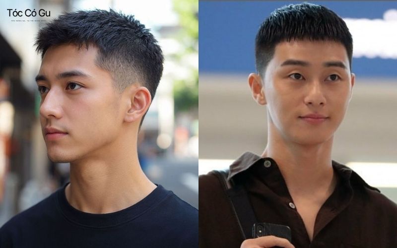 Tóc Skin Fade kết hợp Crew Cut