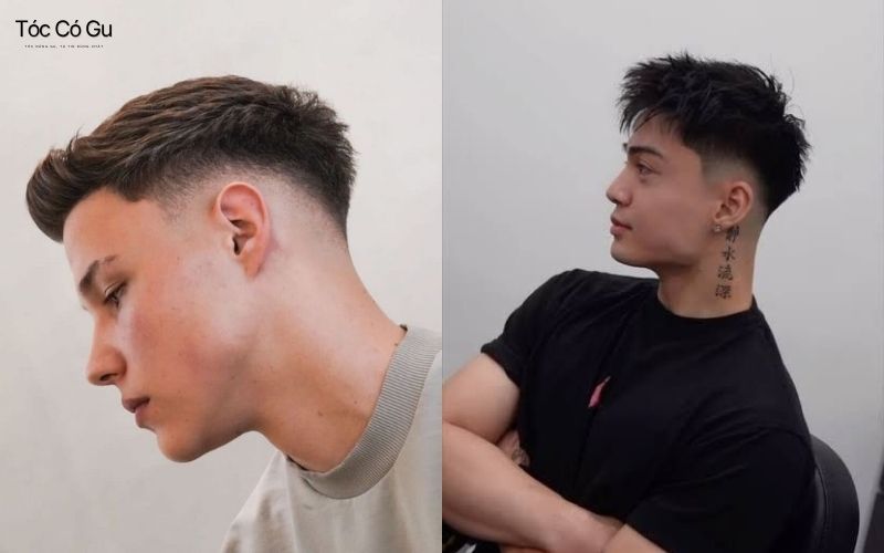 kiểu tóc Mid Skin Fade