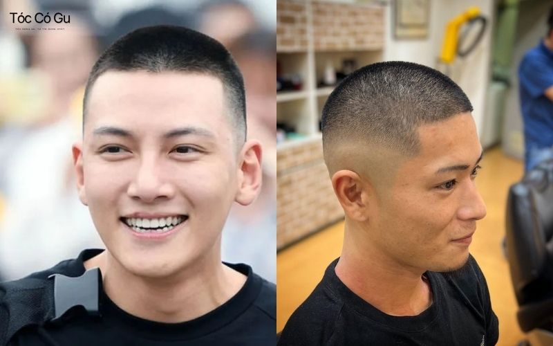 Tóc Skin Fade kết hợp Buzz Cut