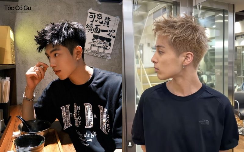 kiểu tóc sport dài phong cách