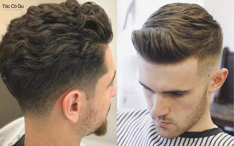 Dáng tóc side part sport quiff lịch lãm