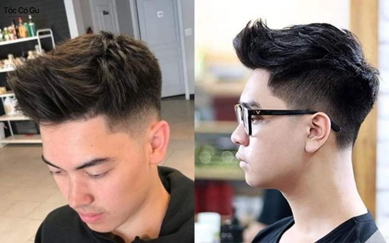 Kiểu sport quiff dài cho gương mặt góc cạnh