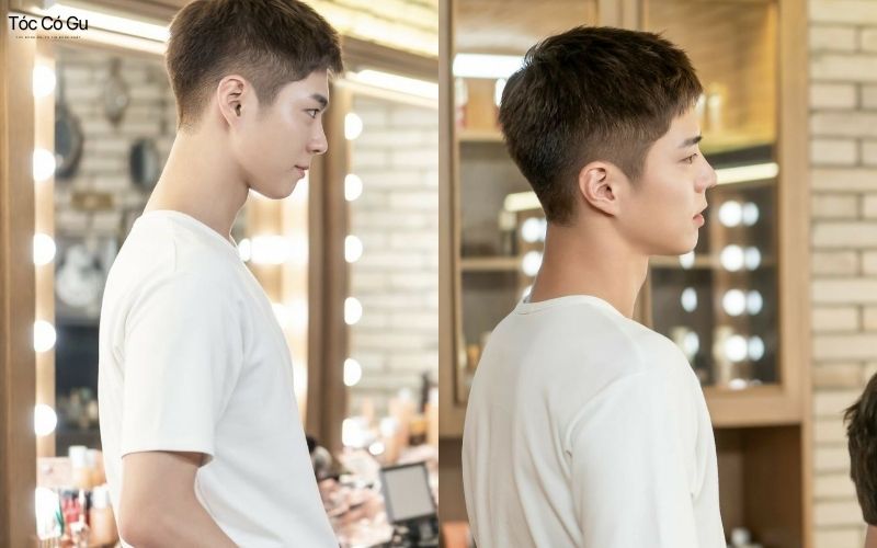 Kiểu tóc Tapering Neckline