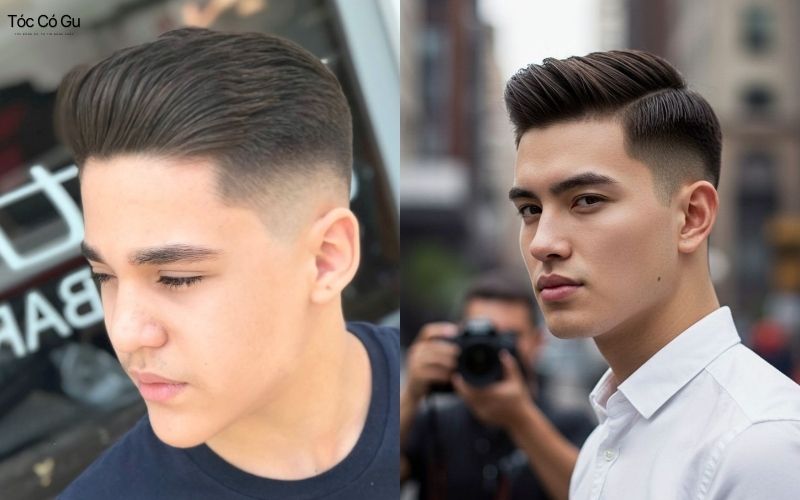 Kiểu tóc Pompadour Fade