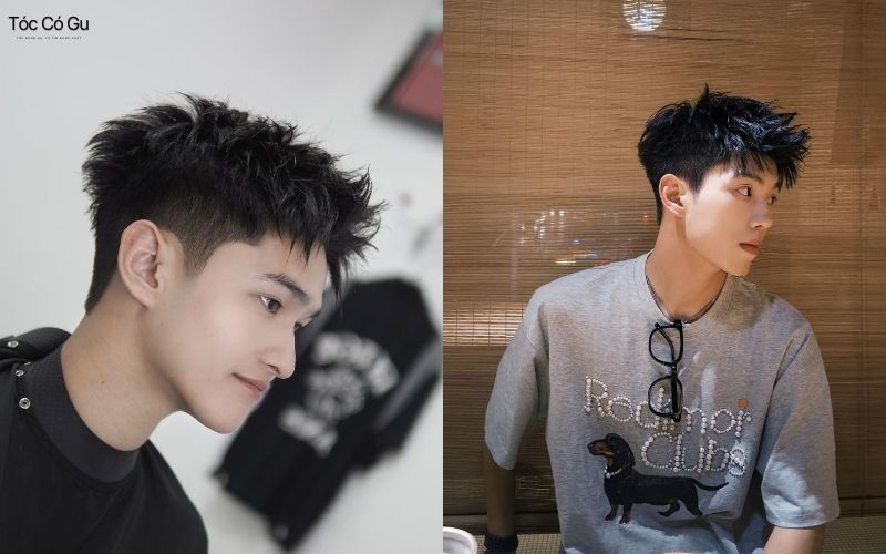 Kiểu tóc Messy Fade