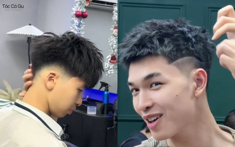 Textured Crop​ tạo kiểu vuốt nhẹ lịch lãm